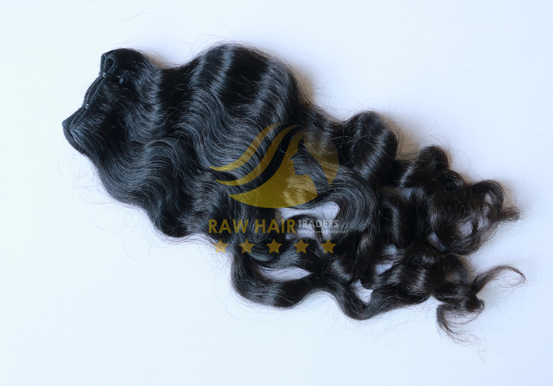 Remy temple weft hair extensions